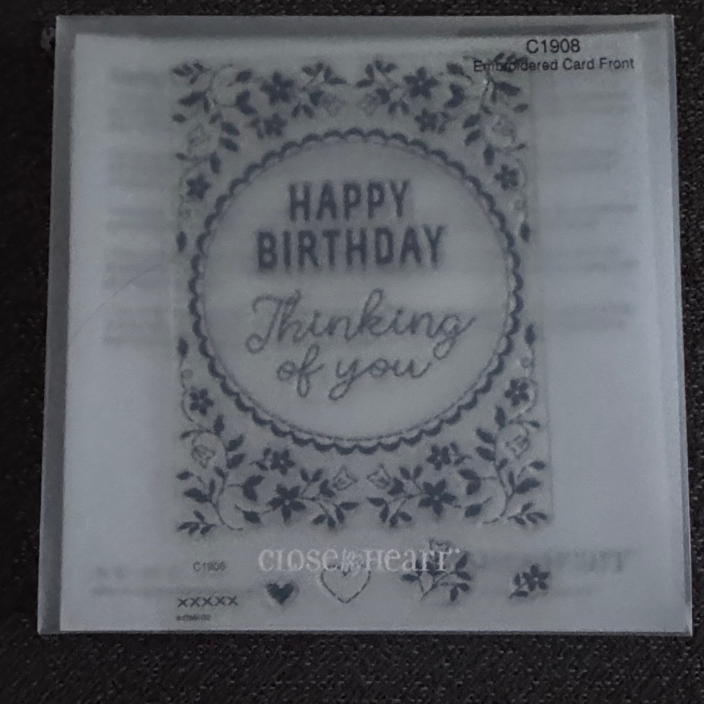Elegant Blue Floral Birthday Card